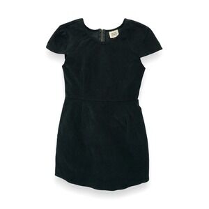 Zulu & Zephyr Women's Mini Dress Corduroy Rounded Neckline Back Zip Size 10